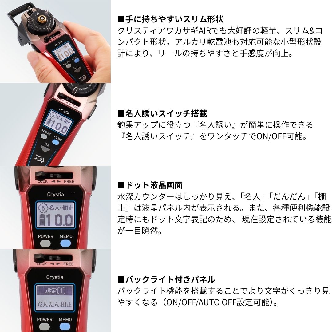 クリスティア ワカサギ CRS-C+