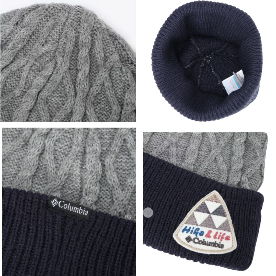 エンジョイマウンテンライフニットキャップ 39 Columbia Grey, Dark Mountain PU5705