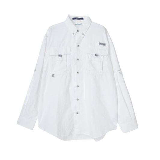 バハマII ロングスリーブシャツ 103 White FM7048
