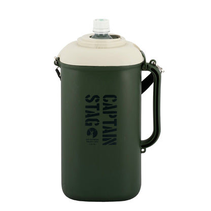 ペットボトル用クーラー2L用＜保冷剤付＞（ダークグリーン） UE-2038