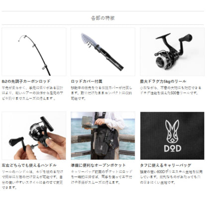 こっそりロッドセット FG1-234-BK