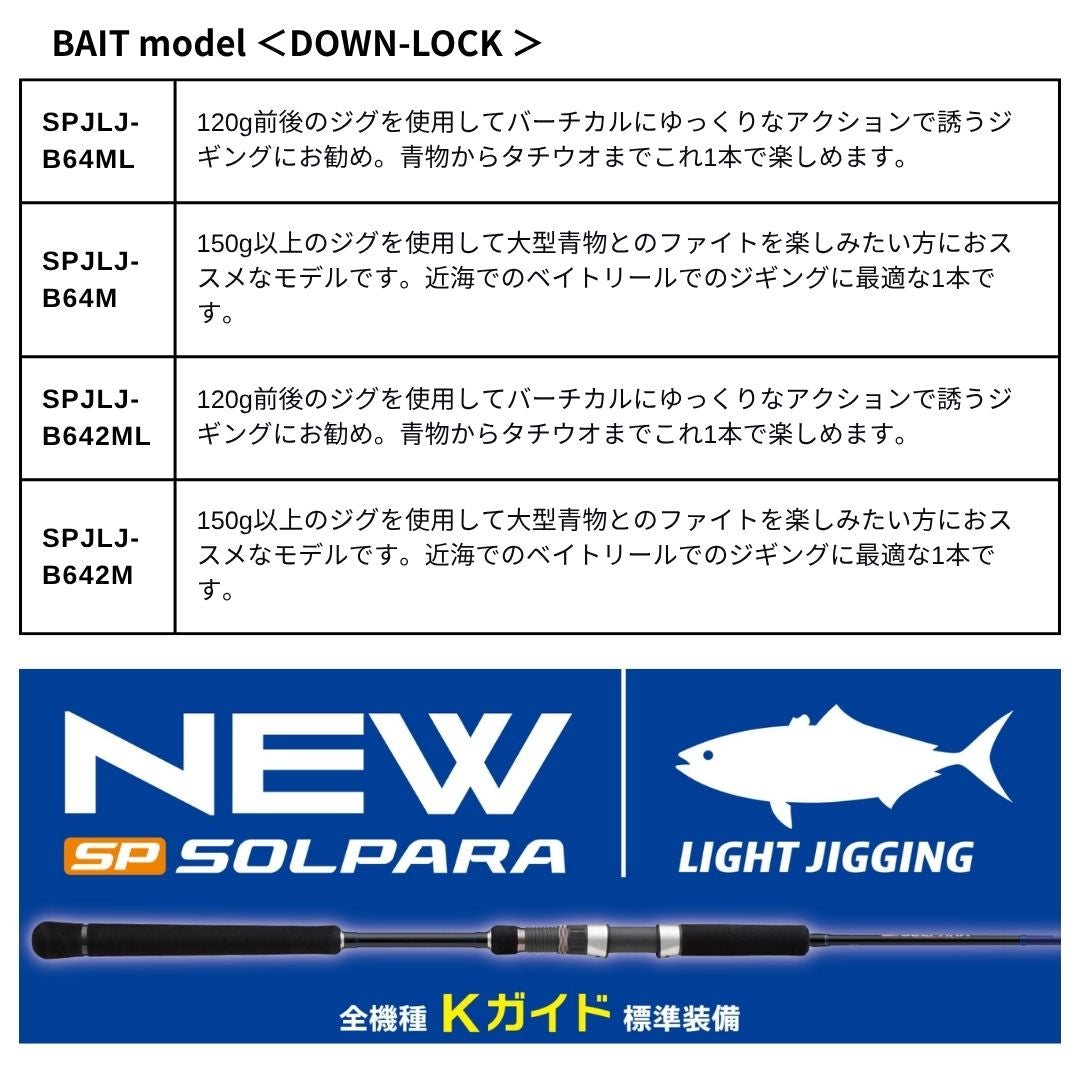 25 ソルパラ ライトジギングモデル