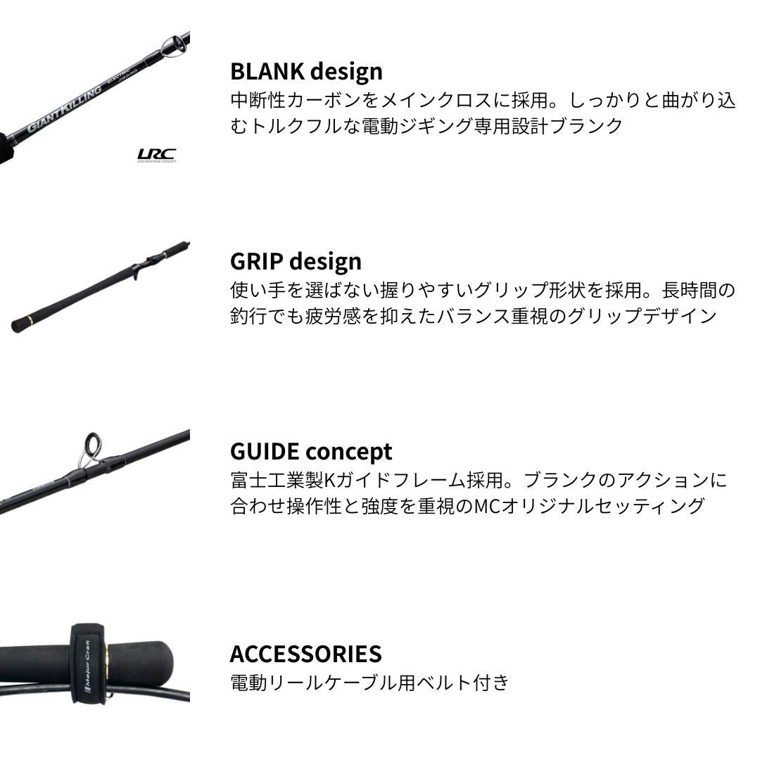 ジャイアントキリング 1G 電動ジギングモデル