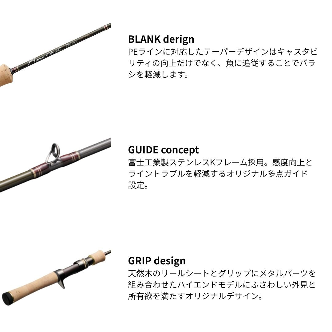 ファインテール ビギンズ BAIT CASTING GAME model