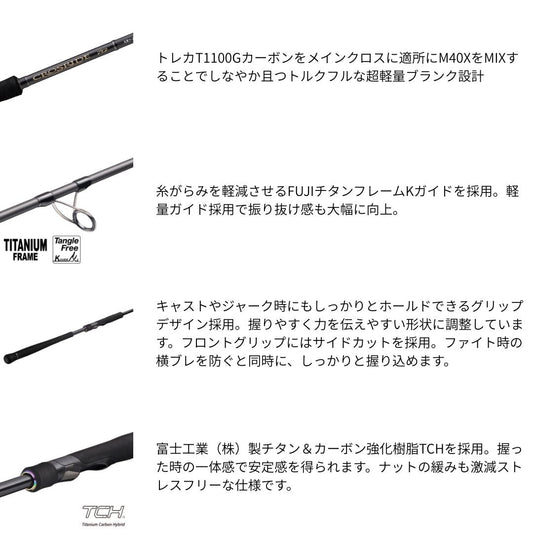 クロスライド7G　ライトショアジギングモデル