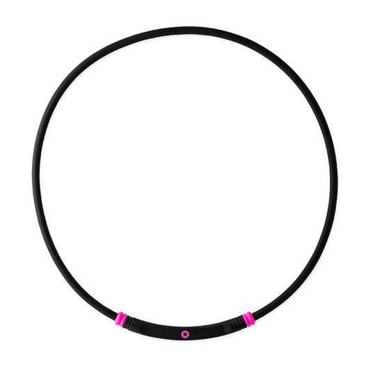 Healthcare Bold Necklace Lite Sports Black×Pink/47cm