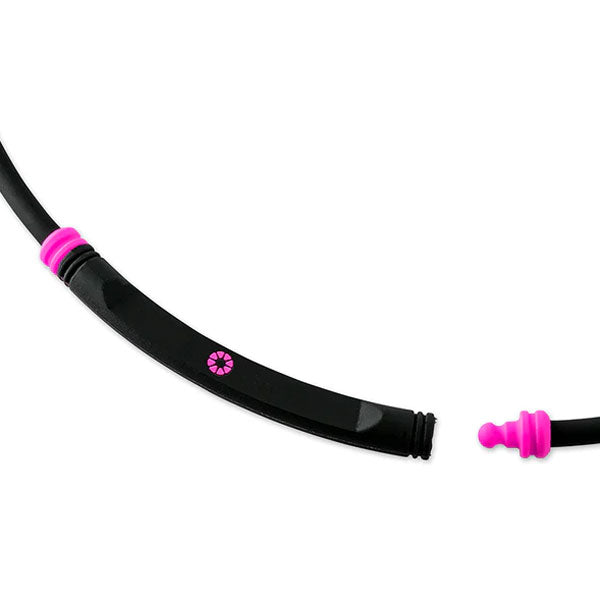 Healthcare Bold Necklace Lite Sports Black×Pink/52cm