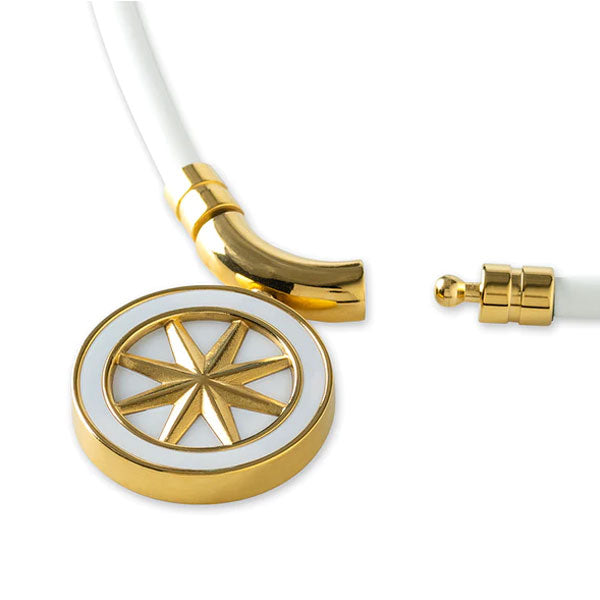 Healthcare necklace Earth (white×gold) 47cm