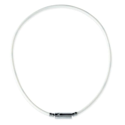 Healthcare necklace Neutral (white×silver) 47cm