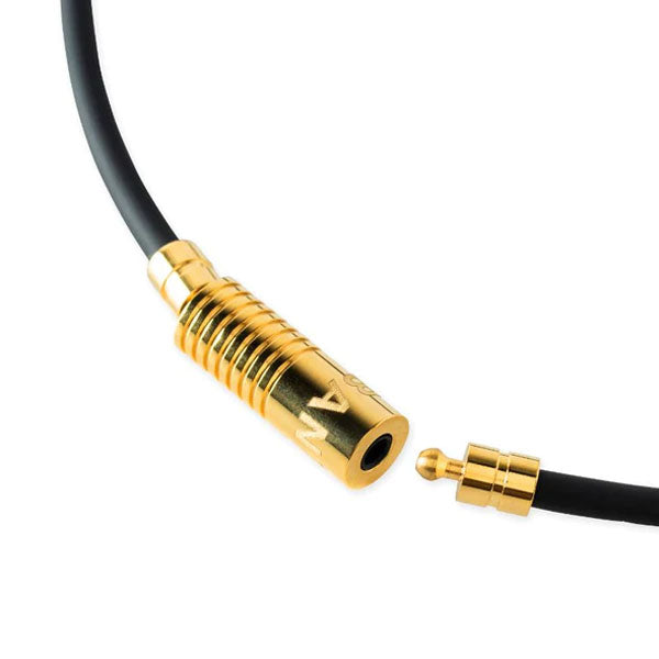 Healthcare necklace Neutral (black×gold) 47cm