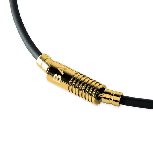 Healthcare necklace Neutral (black×gold) 52cm