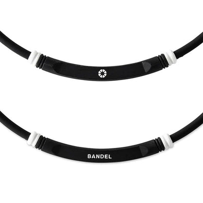 Healthcare Bold Necklace Lite Sports Black×White / 47cm