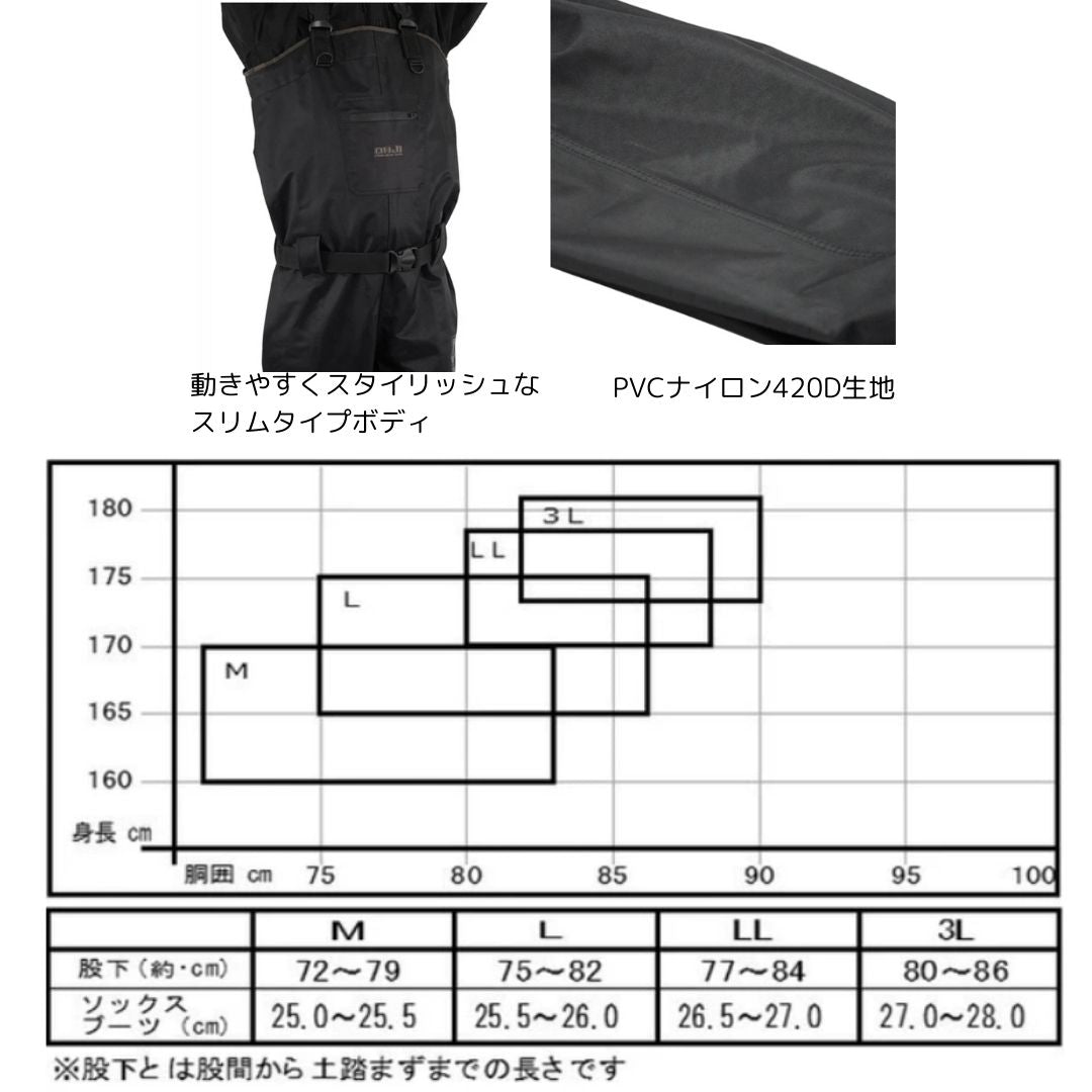OH-872 ストッキングウェダー420D 4mm厚