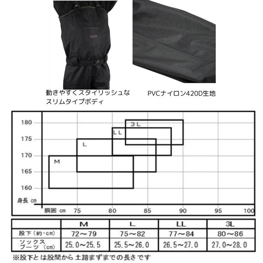 OH-872 ストッキングウェダー420D 4mm厚