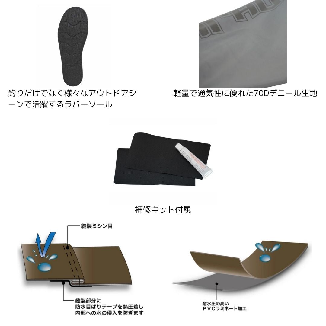 OH-001R ヒップウェダー70D (ラジアルソール)