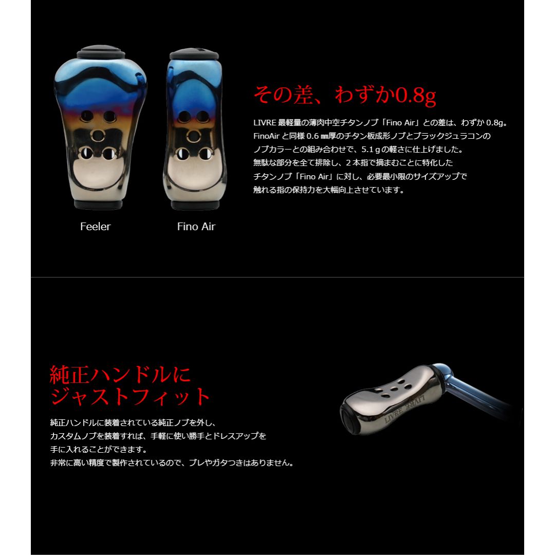 ノブ単体フィーラー 1個 – フィッシングマックス WEBSHOP