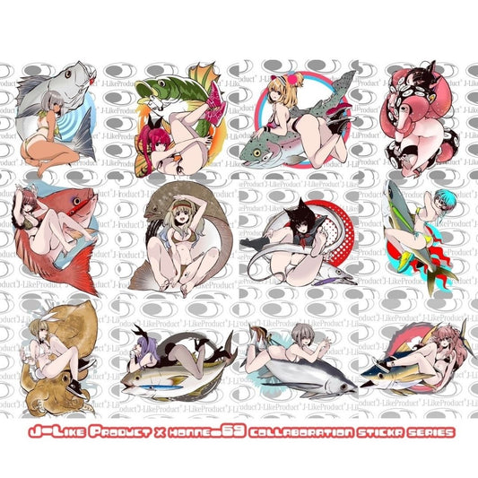 ジェイライク フィッシュアートステッカー