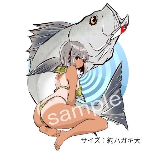 ジェイライク フィッシュアートステッカー