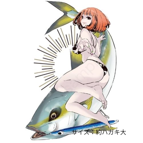 ジェイライク フィッシュアートステッカー