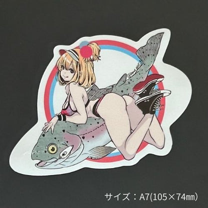 ジェイライク フィッシュアートステッカーmini