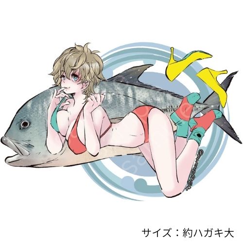 ジェイライク フィッシュアートステッカー