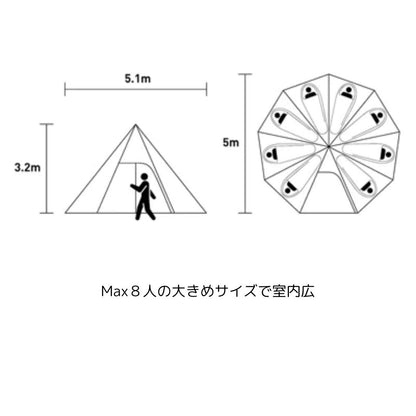 ストーブテント　ノナ T /C TS2109N