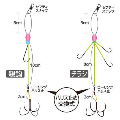 アカメふぐカットウ仕掛セット