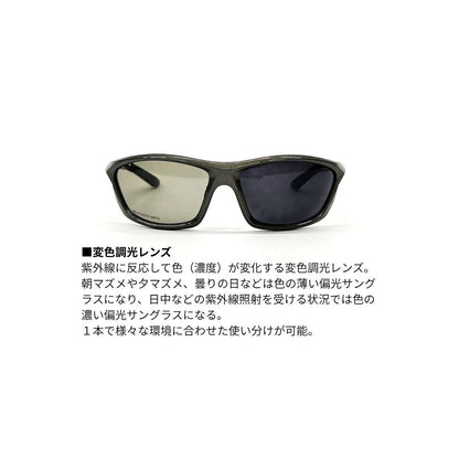 DN-4216H ポリカーボネイト変色調光偏光グラス