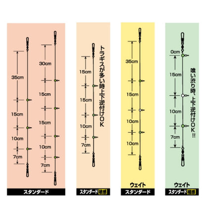 快適カワハギウェイト幹糸仕掛け2