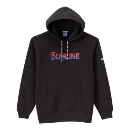 SUW-15312 ブラッシュドプルオーバーパーカー ブラック