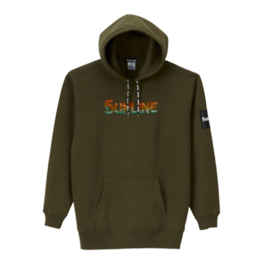 SUW-15312 ブラッシュドプルオーバーパーカー オリーブ