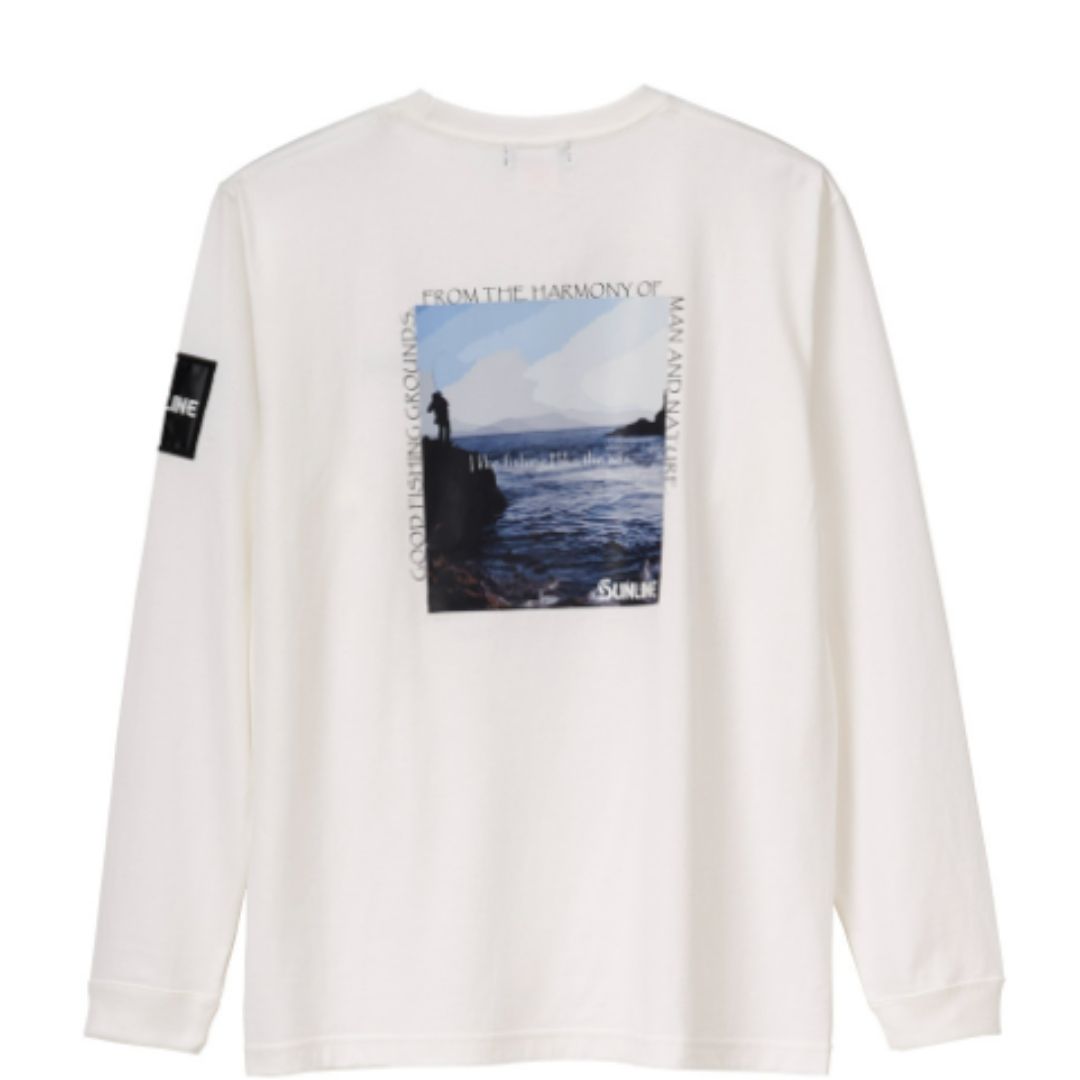 SUW-15313 ヘビーウエイトロングスリーブシャツ ホワイト