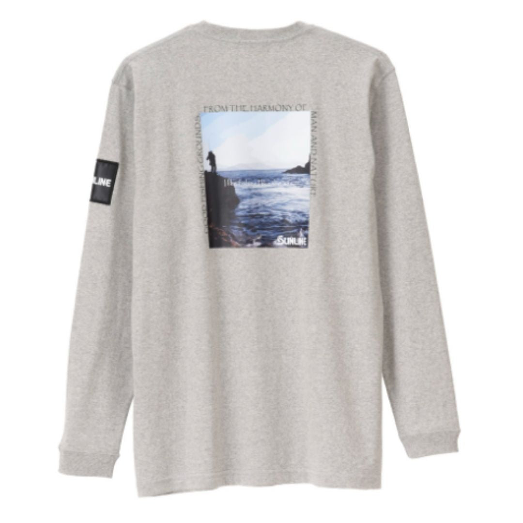 SUW-15313 ヘビーウエイトロングスリーブシャツ グレー