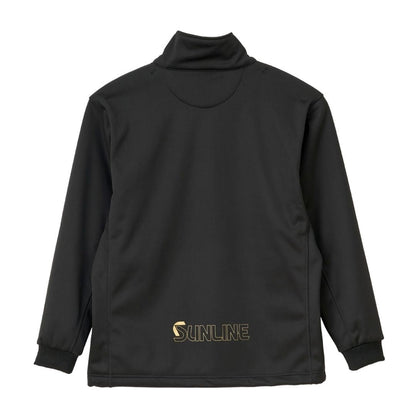 SUW-02401 防風フリースジャケット ブラック