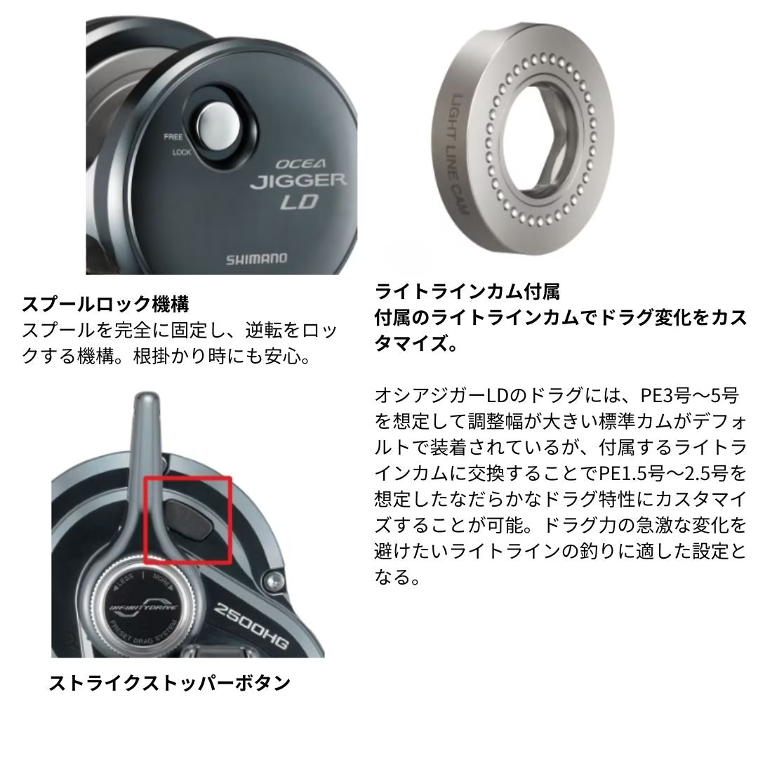 24 オシアジガー LD　サマーセールWEB限定価格