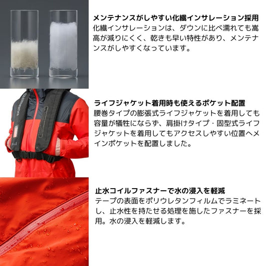 RB-057X ベーシックインサレーションレインスーツ 01