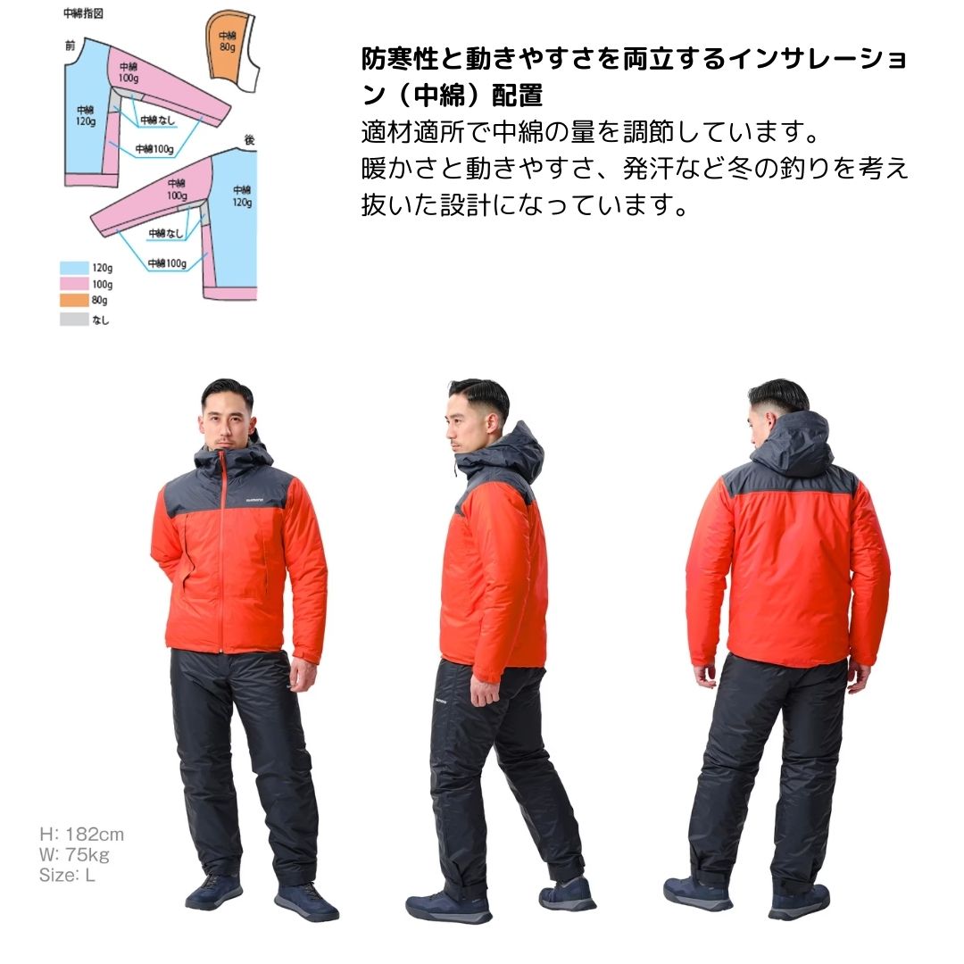 RB-057X ベーシックインサレーションレインスーツ 01