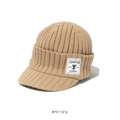CA-054X つば付きニットキャップ