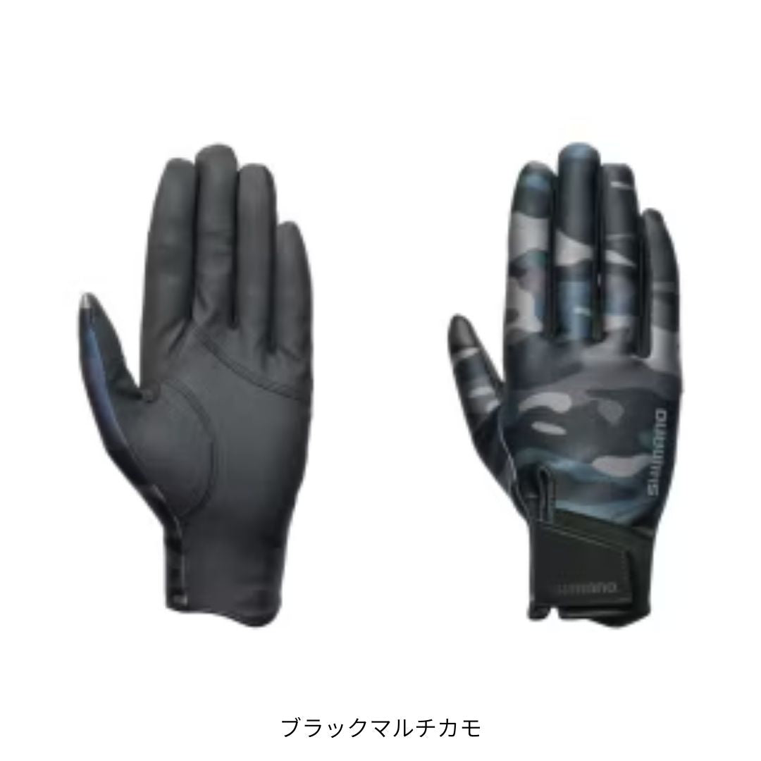 GL-052Y 03 タイタニューム・アルファグローブ 指出し ブラックマルチカモ
