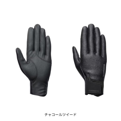 GL-053Y 03 タイタニューム・アルファ グローブ フルカバー チャコールツイード
