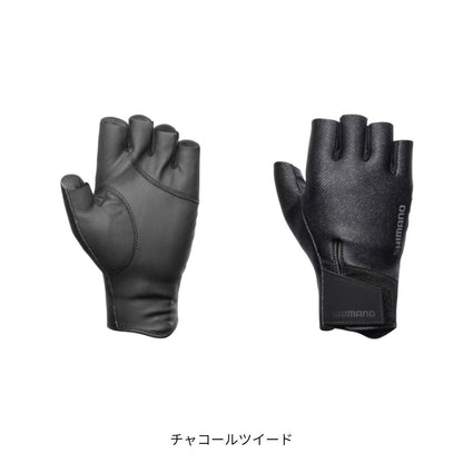 GL-056Y 03 タイタニューム・アルファ グローブ 5 チャコールツイード