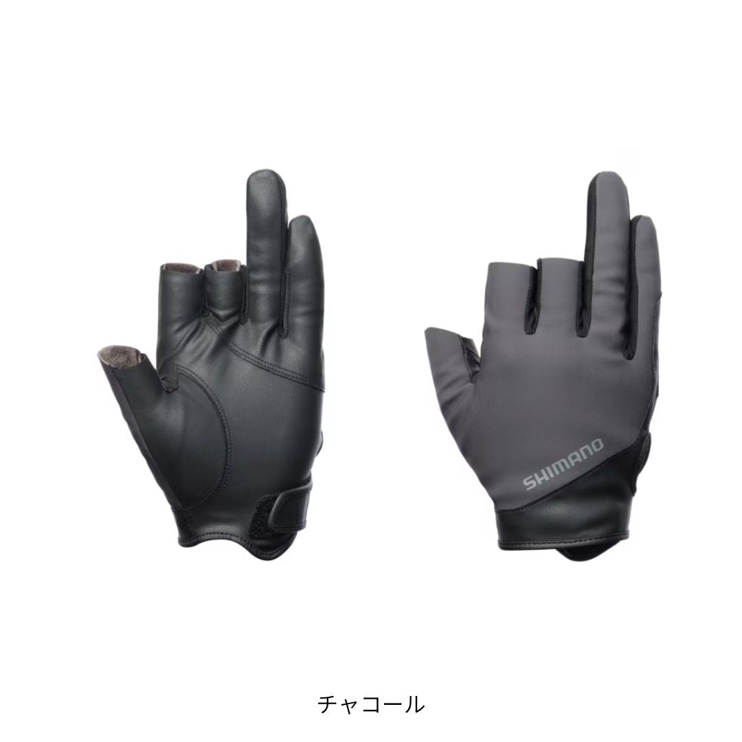 GL-070Y 01 ベーシックウォーム グローブ 3 チャコール
