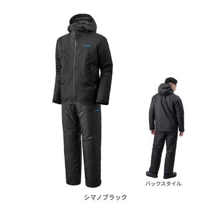 RB-057X ベーシックインサレーション レインスーツ 01 シマノブラック