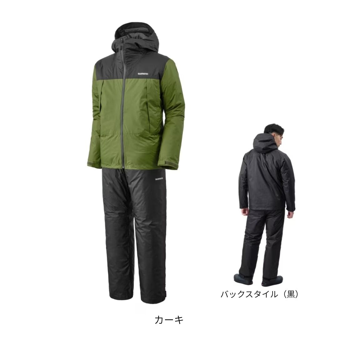 RB-057X ベーシックインサレーション レインスーツ 01 カーキ