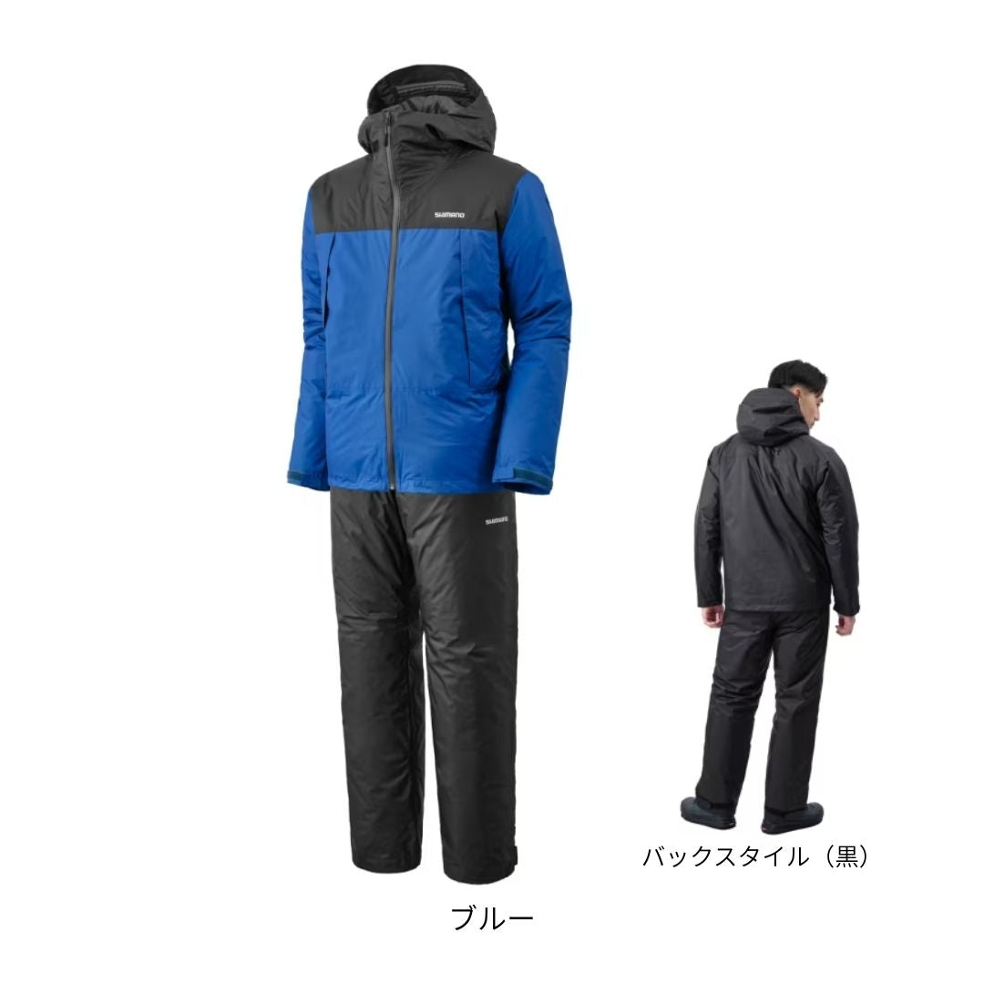 RB-057X ベーシックインサレーション レインスーツ 01 ブルー