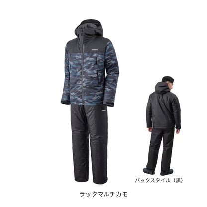 RB-057X ベーシックインサレーション レインスーツ 01 ブラックマルチカモ