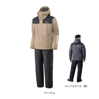 RB-077Y ベーシックハイロフト レインスーツ 01 ベージュ