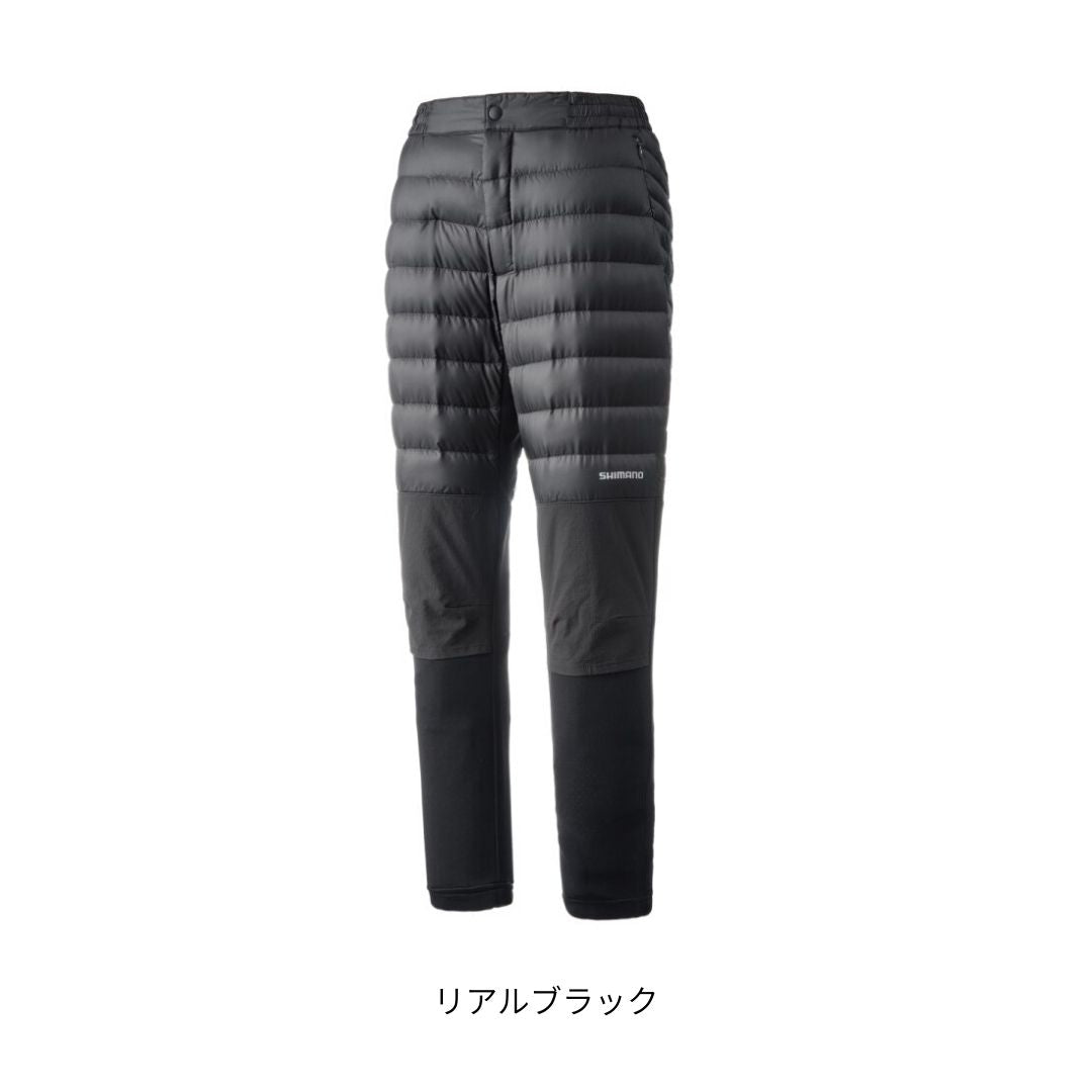 WP-052X ハイブリッド ダウンパンツ リアルブラック