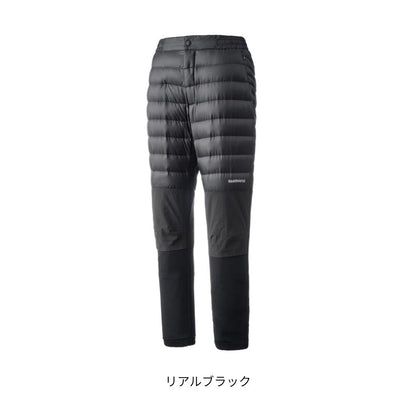WP-052X ハイブリッド ダウンパンツ リアルブラック