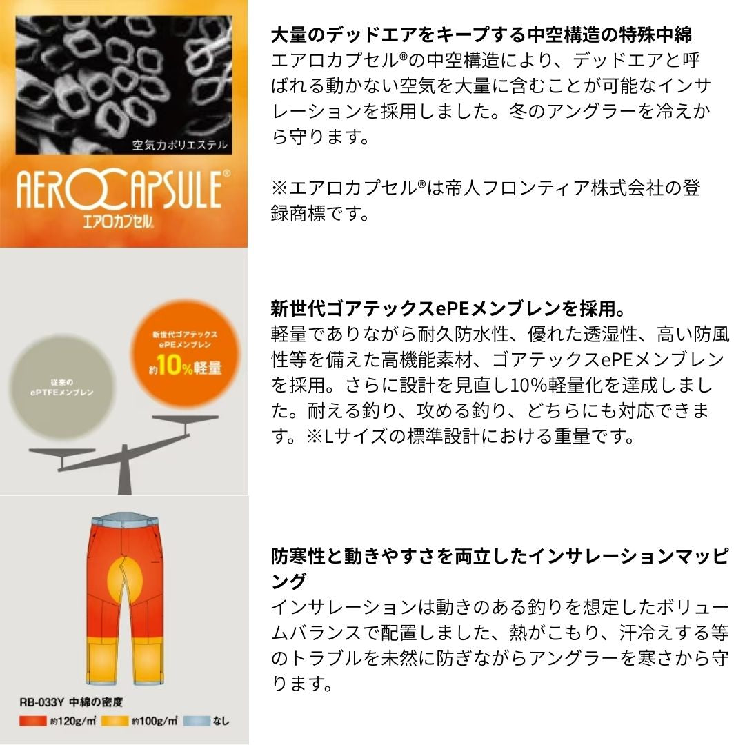 WP-066Y アクティブインサレーションパンツ ブラック